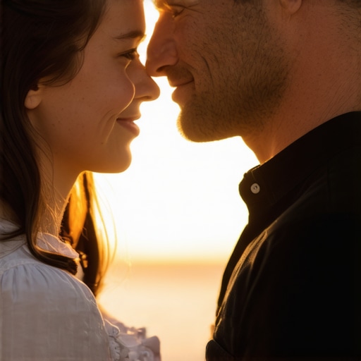 Father and daughter embracing emotionally, highlighting vulnerability and connection.